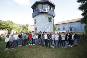 Die NEW begrüßte zum neuen Ausbildungsjahr insgesamt 33 neue Auszubildende und Studenten am Wasserwerk Helenabrunn.